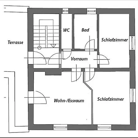 شقة Haus Rebhan *